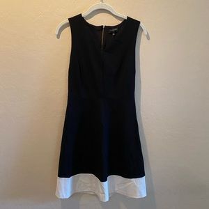 The Limited Black Dress with White Trim